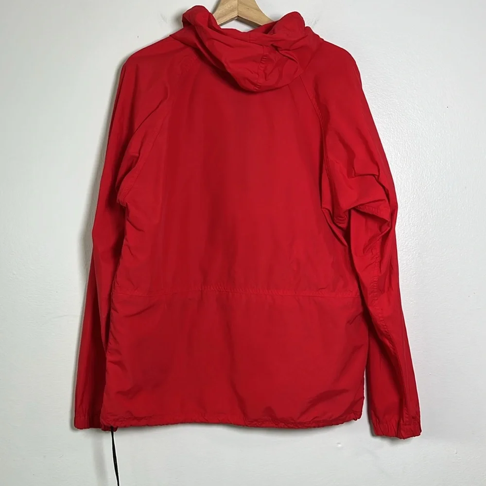 LL Bean Vintage Made in USA Pullover Windbreaker‎ in Red size medium